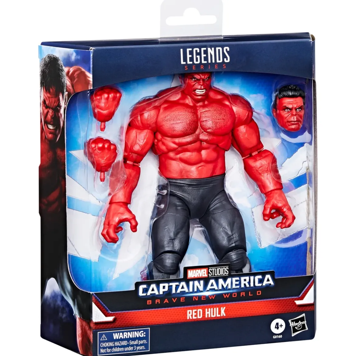 Marvel Legends Series Red Hulk, Captain America: Brave New World Deluxe Action Figure