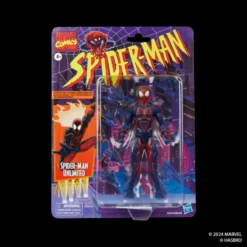 Marvel Legends Series Spider-Man Unlimited, Retro Comics Collectible 6-Inch Scale Action Figure