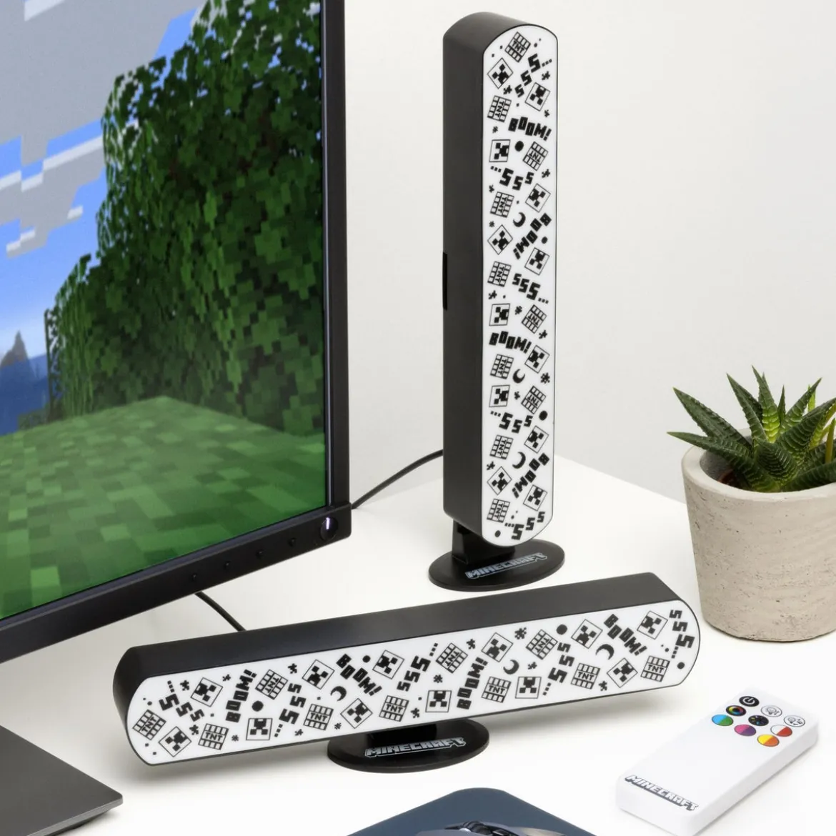 Minecraft Light Bar Set of 2 with Remote