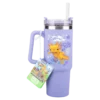 Minecraft Purple 900Ml Insulated Cup And Straw