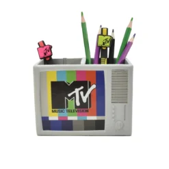 MTV 3D Retro TV Pen Pot