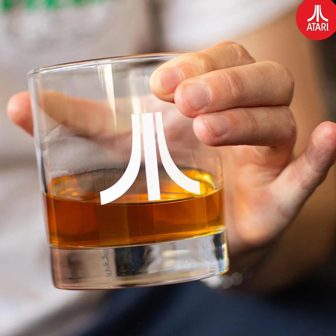 Official Atari 3D Joystick Decanter Set. Decanter 750ML and Glasses 200ML