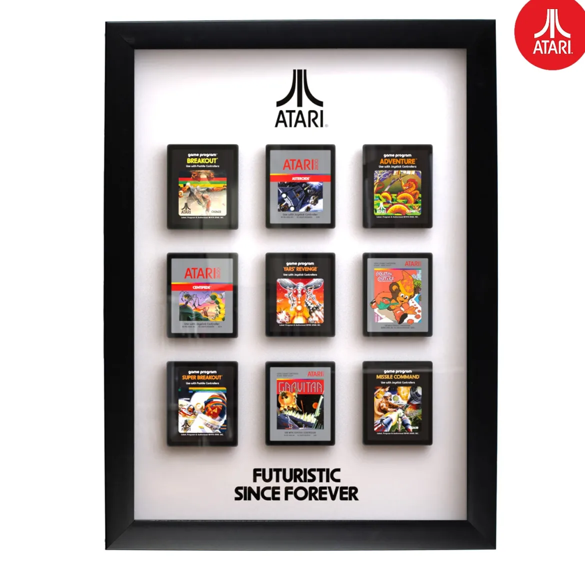 Official Atari 3D Wall Art - Cartridge Collection