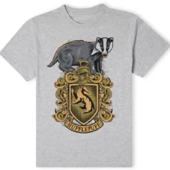 Official Harry Potter Hufflepuff Drawn Crest T-Shirt