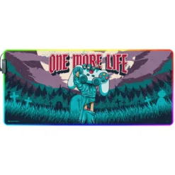 One More Life Xxl Led Mouse Pad