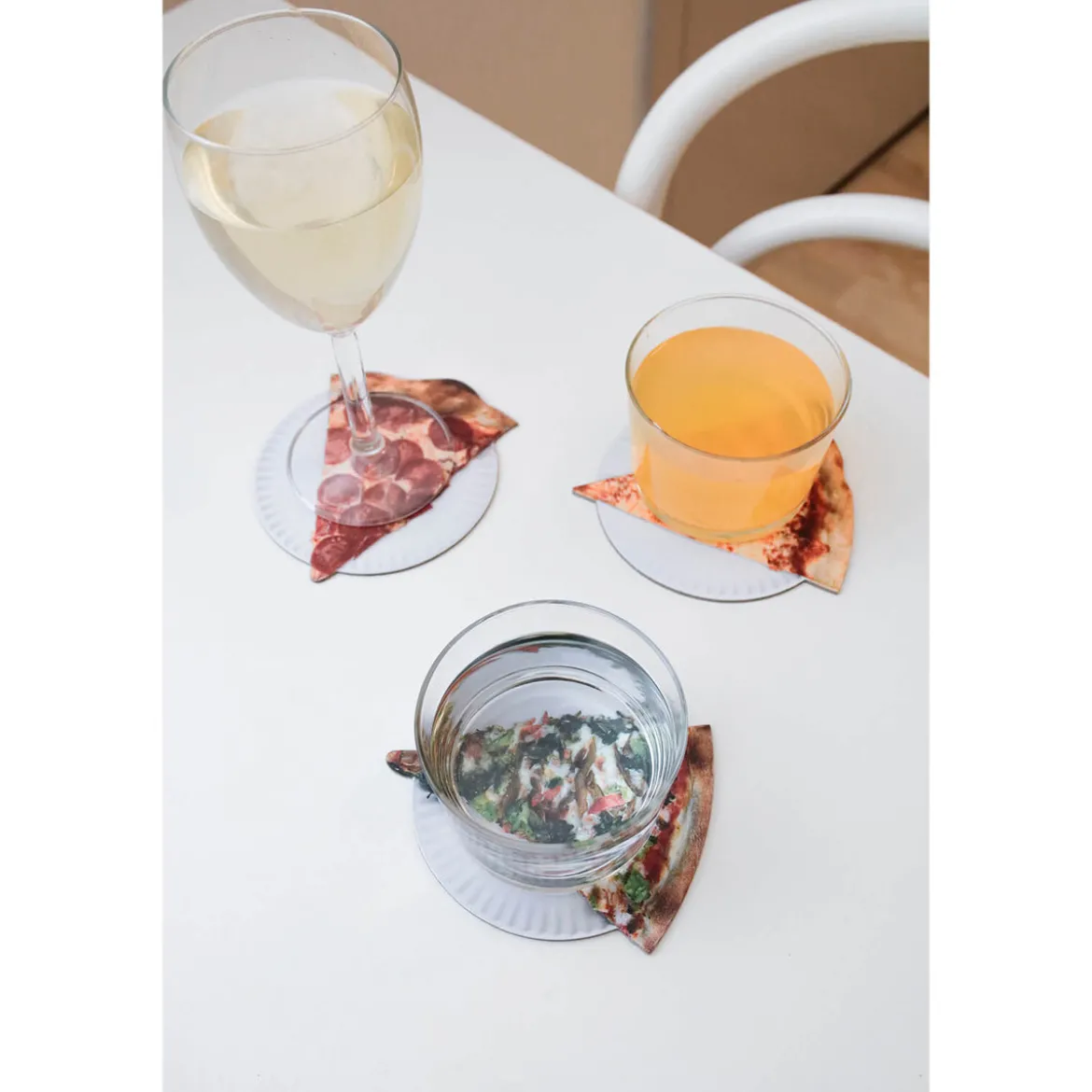Pizza Coaster Set