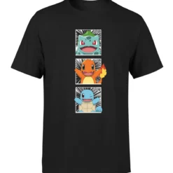 Pokemon Generation 1 Intro T-Shirt - Black