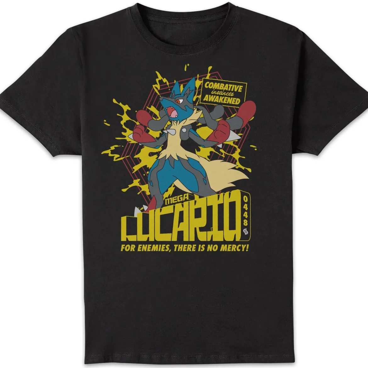Pokemon Mega Lucario T-Shirt - Black