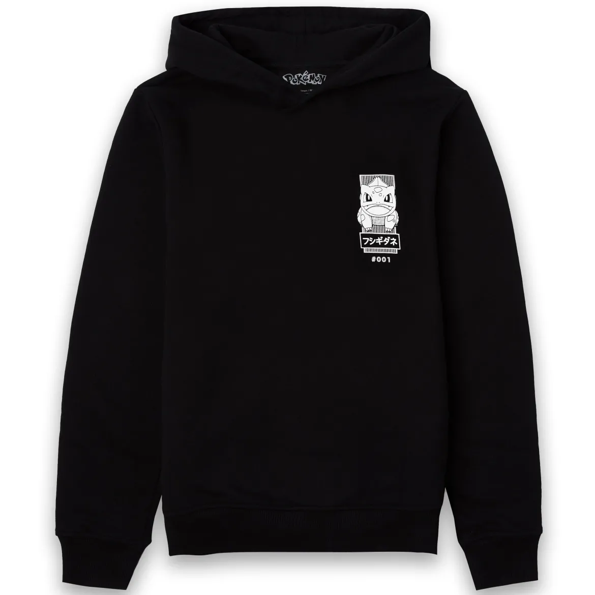 Pokémon Bulbasaur Manga Hoodie - Black