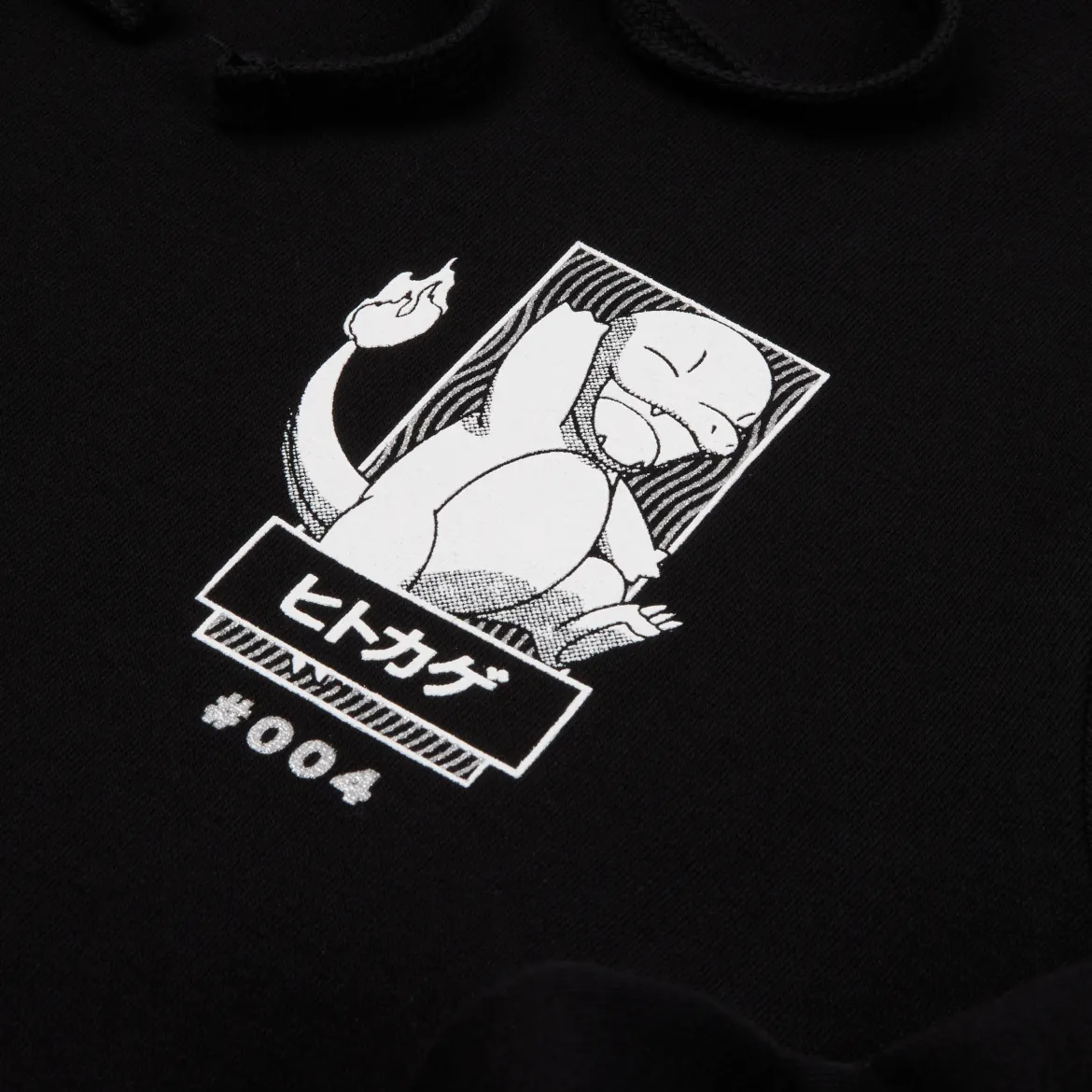 Pokémon Charmander Manga Hoodie - Black