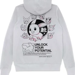 Pokémon Circle Of Eevee Evolutions Hoodie - White