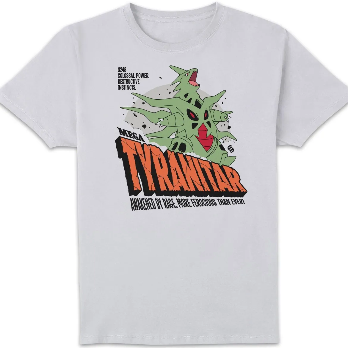 Pokémon Mega Tyranitar T-Shirt - White