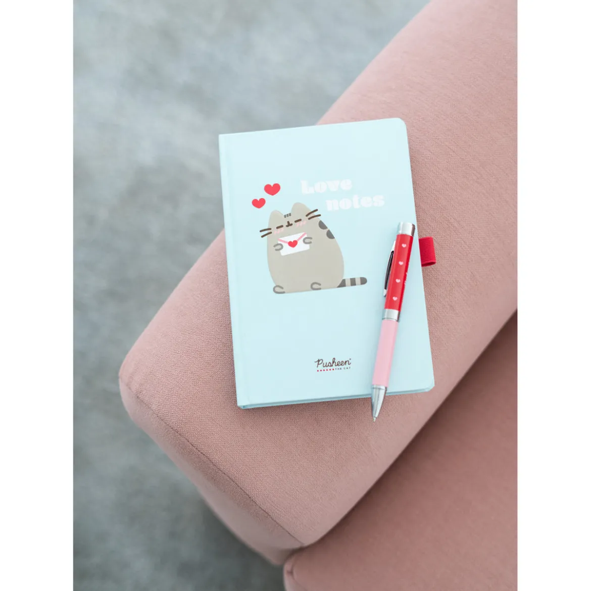 Pusheen Purrfect Love Collection A5 Premium Notebook With Projector Pen