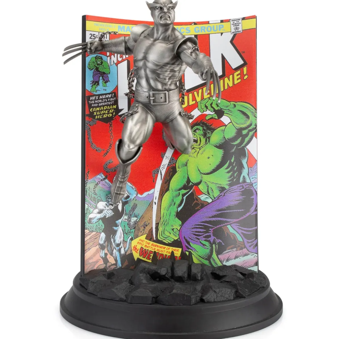 Royal Selangor Limited Edition Marvel Wolverine The Incredible Hulk #81 Pewter Figurine (800 Pieces
