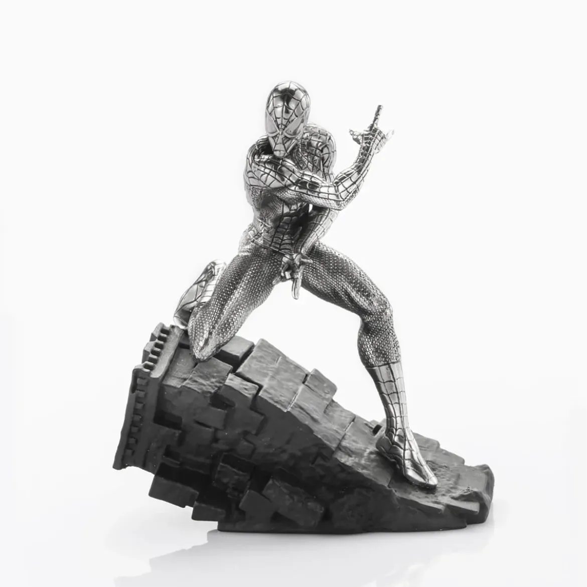 Royal Selangor Marvel Spider-Man 'Webslinger' Pewter Figurine 12cm