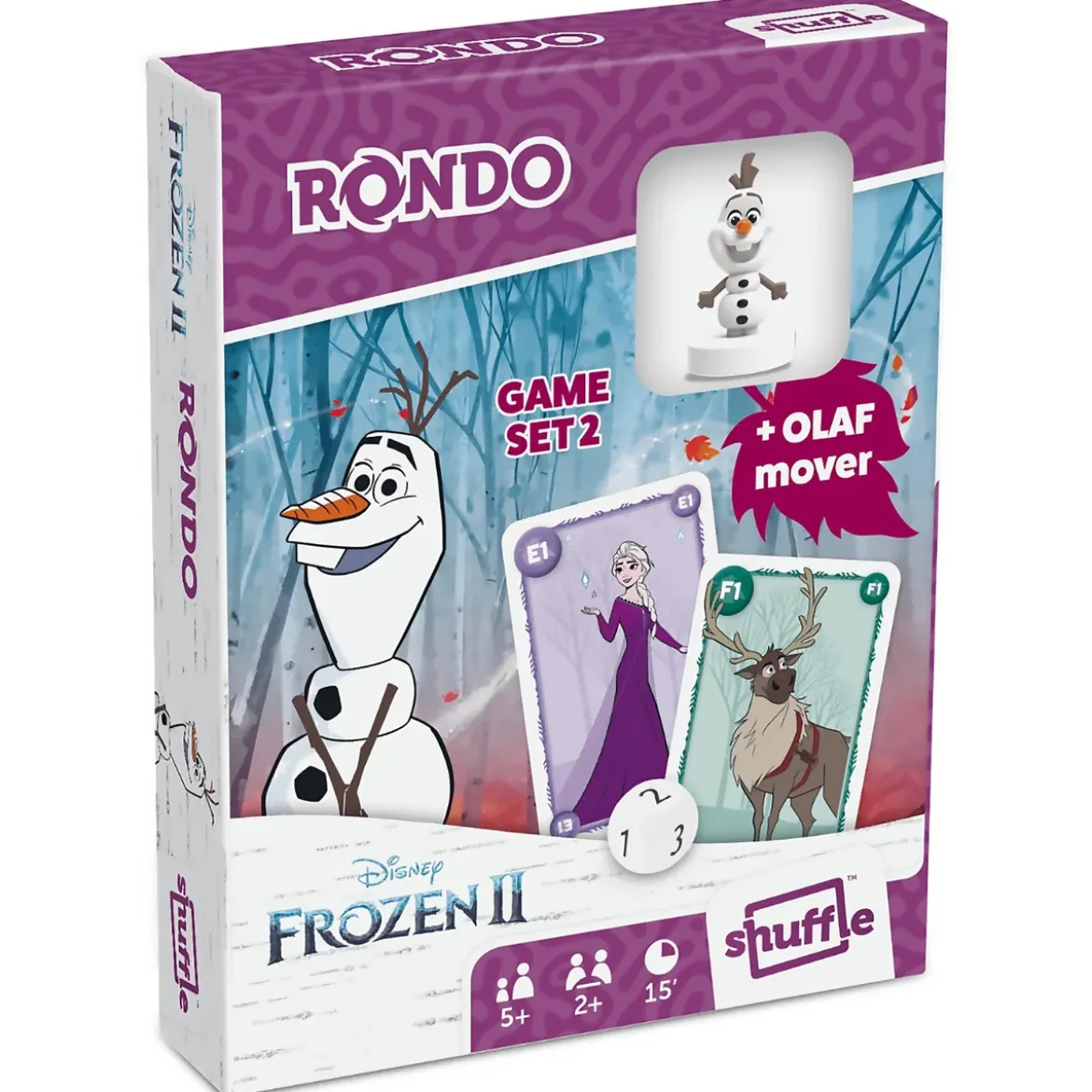 Shuffle Plus Card Game - Frozen 2 Olaf