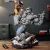 Sideshow Grey Hulk vs Wolverine Maquette Collectible Statue
