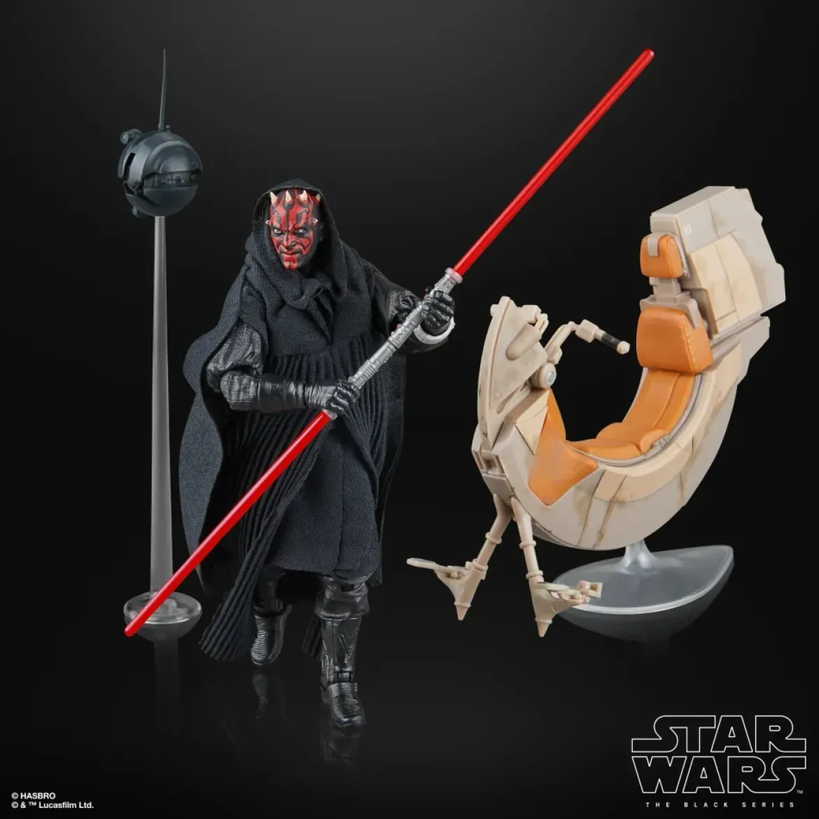 Star Wars The Black Series Darth Maul Sith Speeder Collectible Action Figure Vehicle (6)