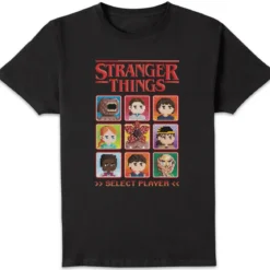 Stranger Things Choose Your Character T-Shirt - Black