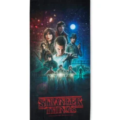 Stranger Things Classic Poster Beach Towel