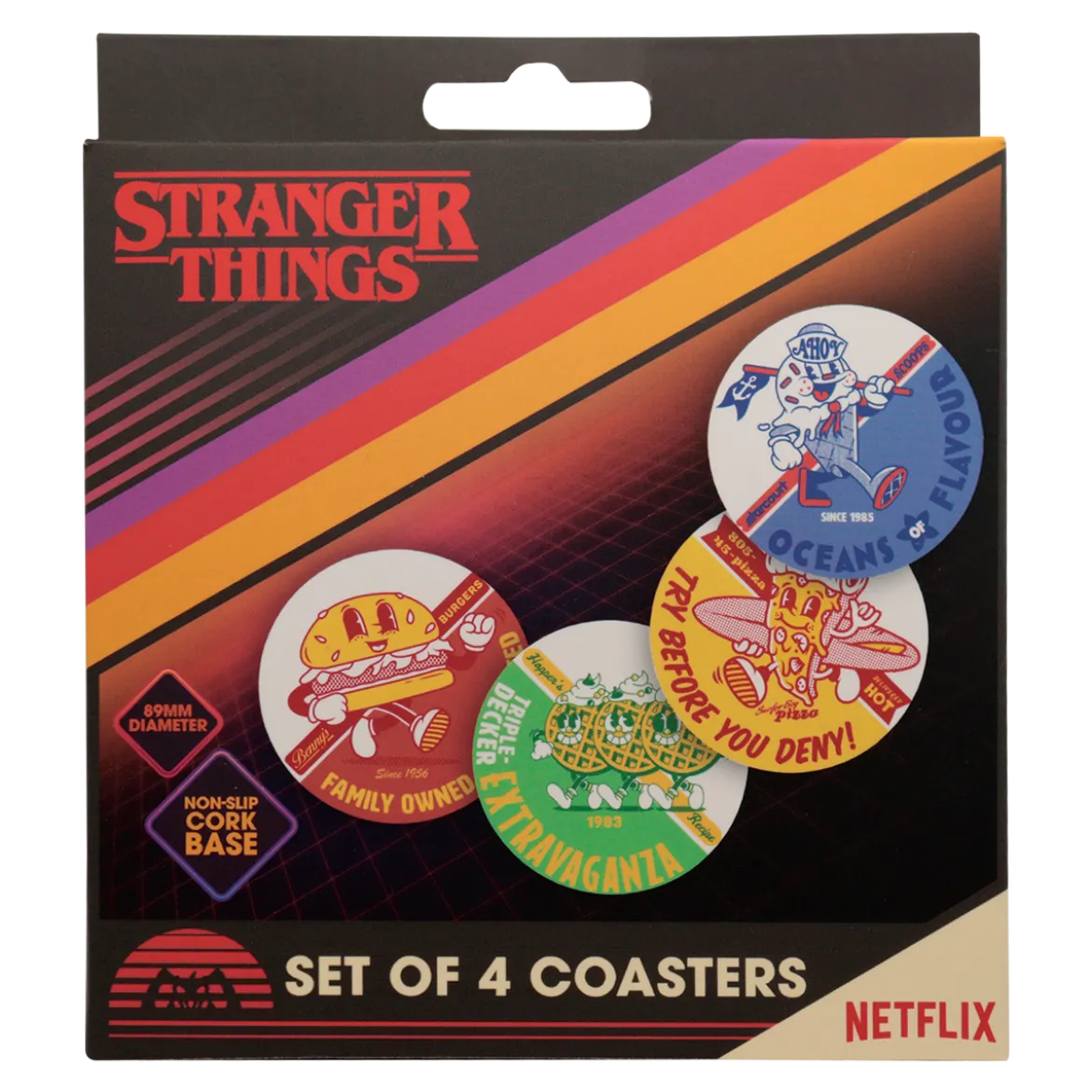 Stranger Things Coaster 4-Pack