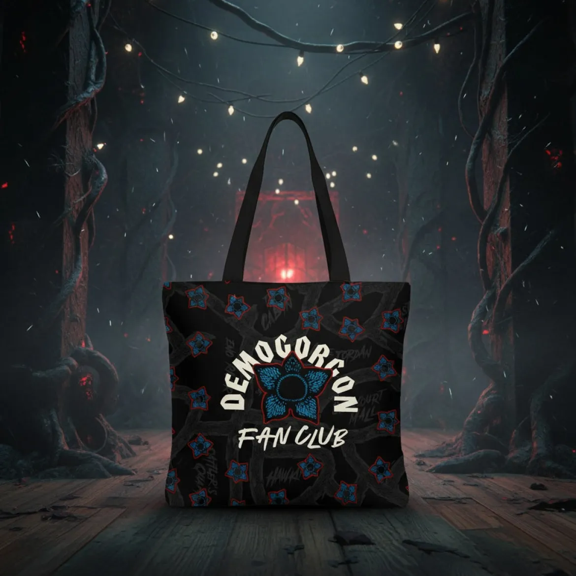 Stranger Things Demogorgon Fan Club Tote Bag