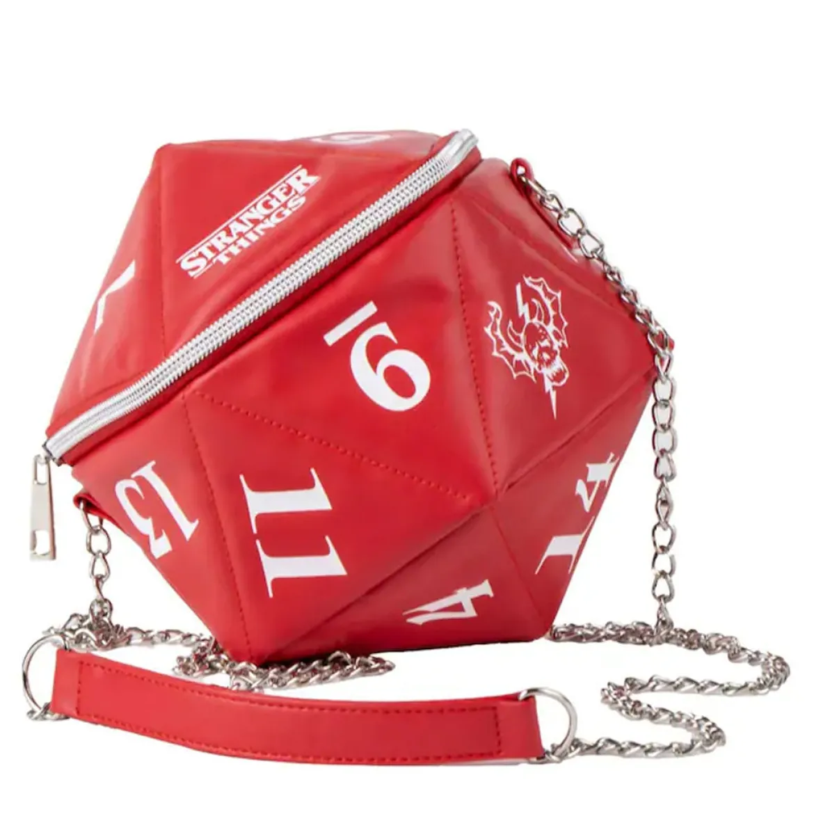 Stranger Things Faux Leather Handbag D&D Dice