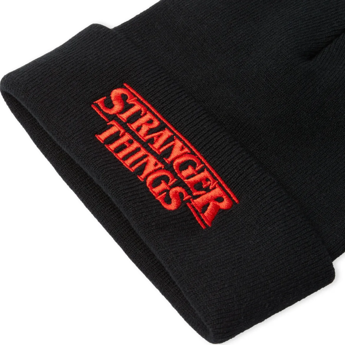 Stranger Things Logo Beanie -Black