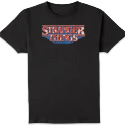 Stranger Things Retro Logo T-Shirt - Black