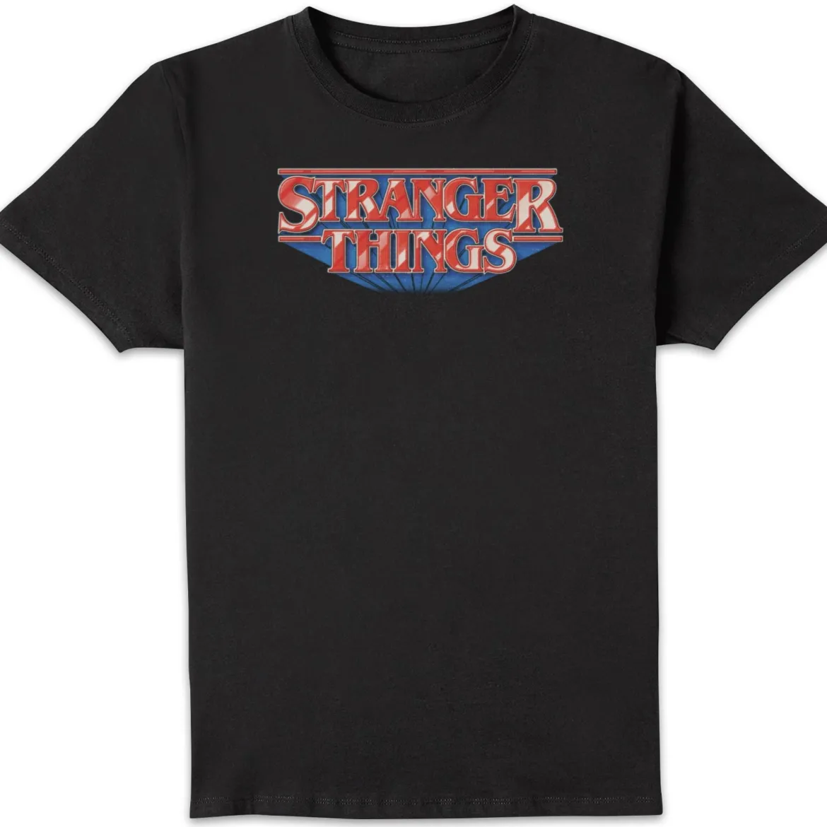Stranger Things Retro Logo T-Shirt - Black