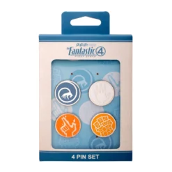 The Fantastic Four: First Steps Symbols Enamel Pin Set