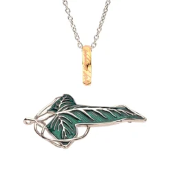 The Lord Of The Rings The One Ring In A Chain & Frodo's Brooch Set