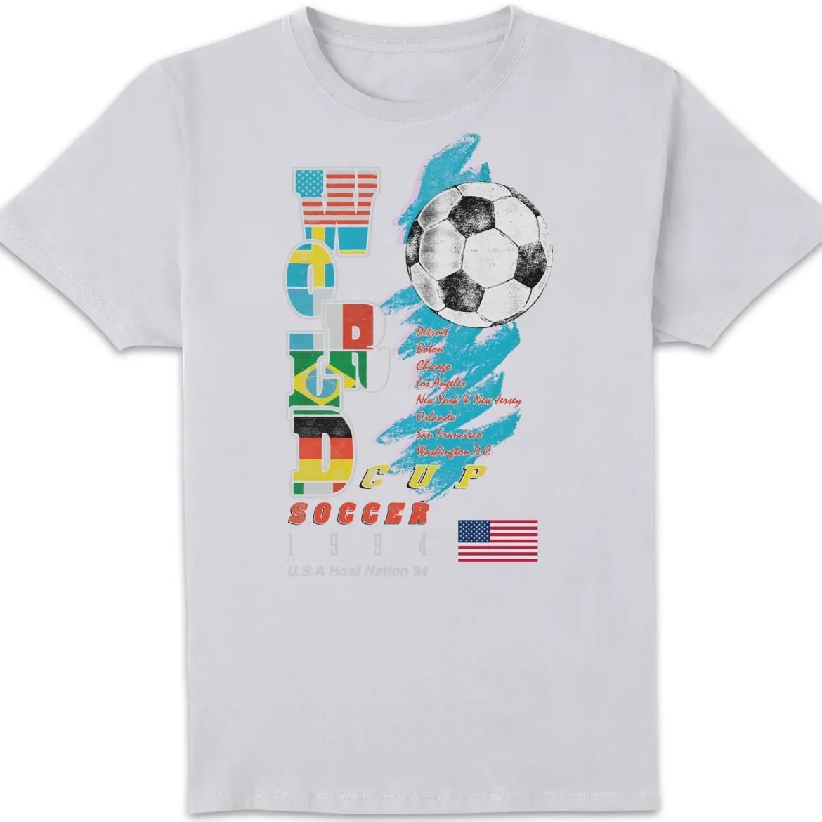 TOFFS World Cup USA 94 Retro Football T-Shirt