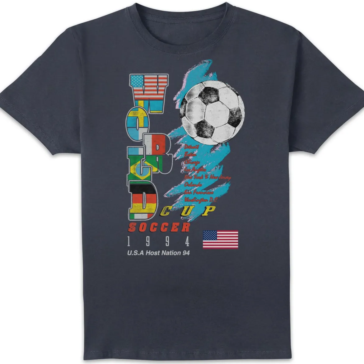 TOFFS World Cup USA 94 Retro Football T-Shirt