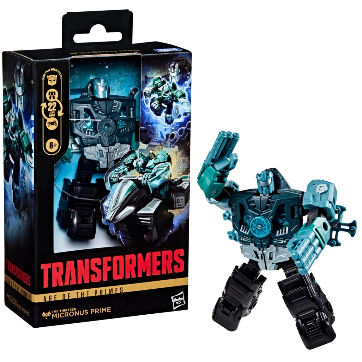 Transformers Age of the Primes Deluxe Class Action Figure The Thirteen: Micronus Prime 14 cm