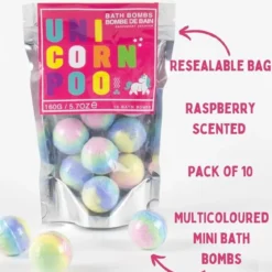 Unicorn Poo Bath Bombs