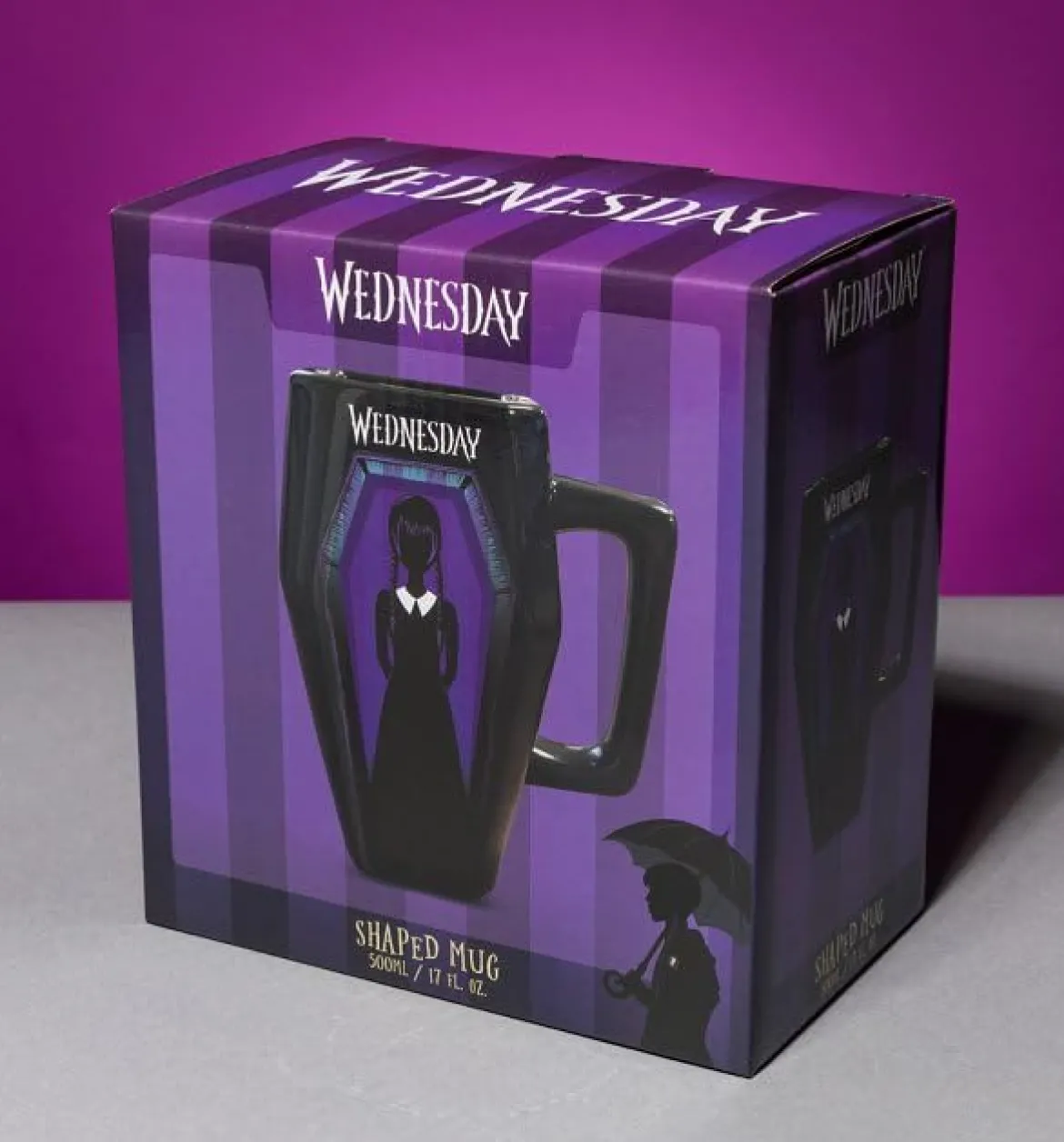 Wednesday Coffin Shaped Mug
