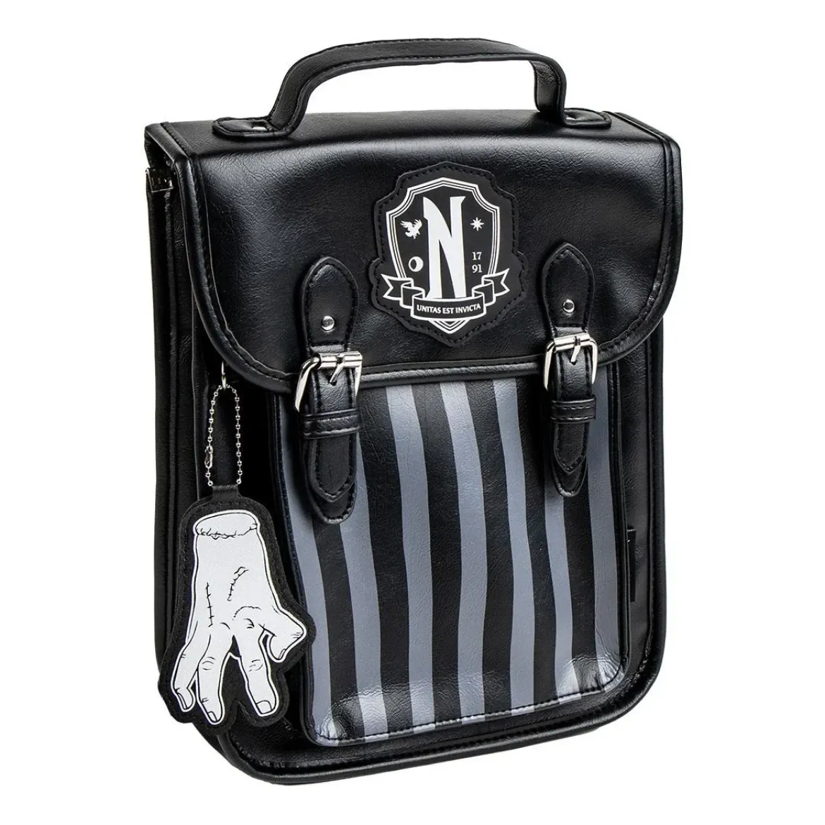 Wednesday Faux Leather Casual Fashion Backpack